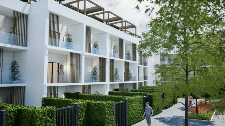 205 second Floor building 5 side pool + 105m2 private roof.